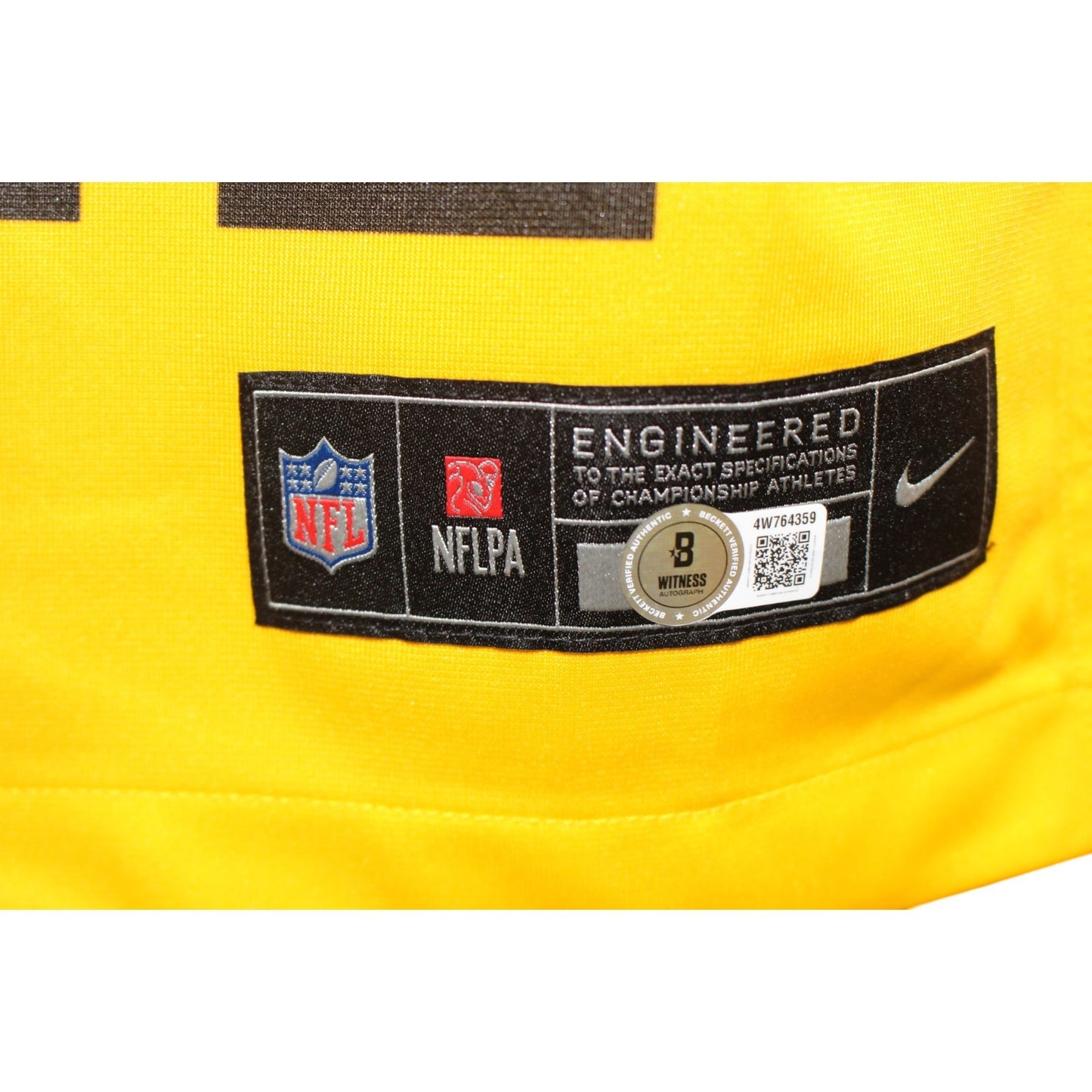 Jack Sawyer Autographed Pittsburgh Steelers Gold Jersey