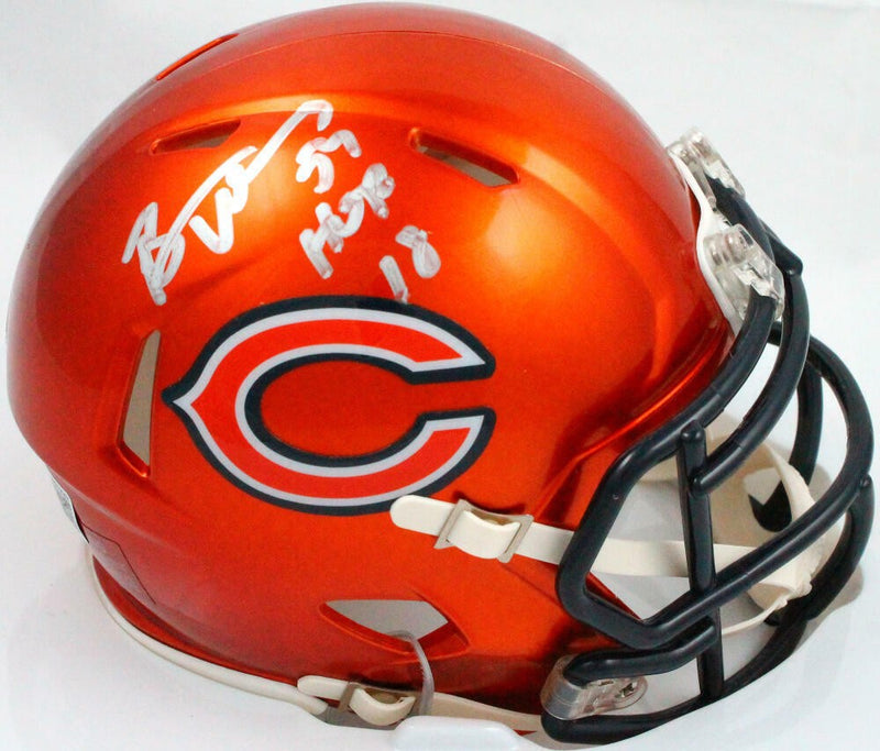 Brian Urlacher Signed Chicago Bears Flash Speed Mini Helmet (HOF)