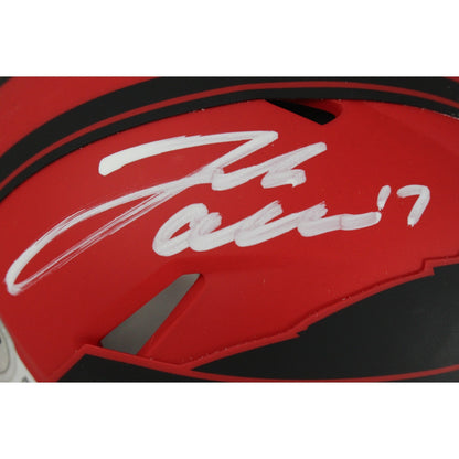Josh Allen Buffalo Bills Autographed Rave Mini Helmet