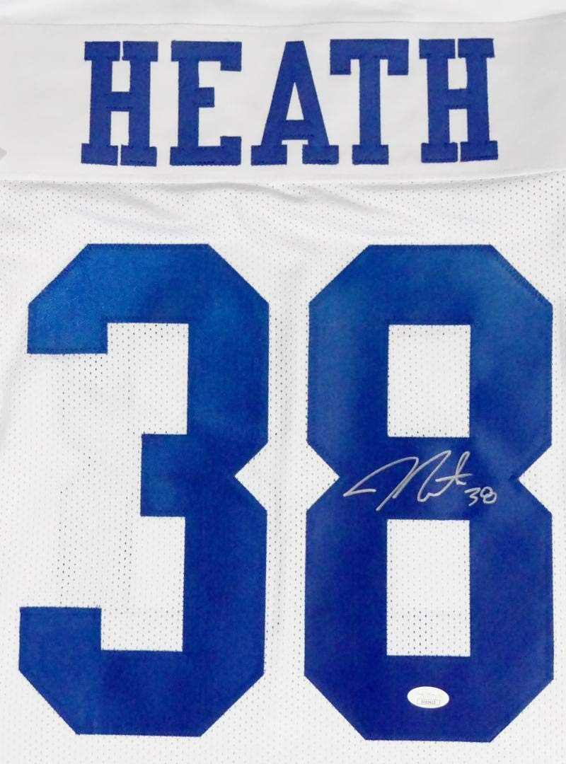Jeff Heath Autographed White Custom Jersey