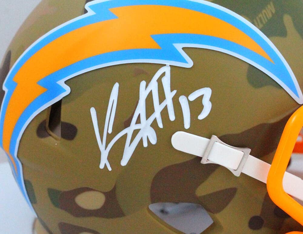 Keenan Allen Signed Los Angeles Chargers Camo Mini Helmet