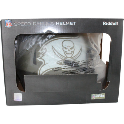 Mike Alstott Signed Tampa Bay Buccaneers Full Size STS Helmet Inscribed