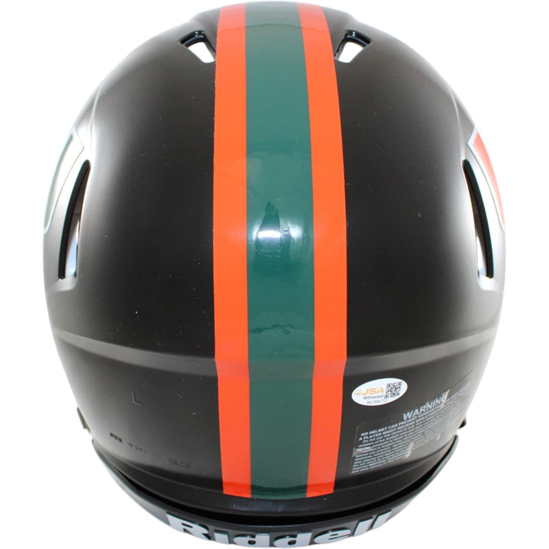 Toney Malachi Signed Miami Hurricanes Full Size Proline Alternate Helmet