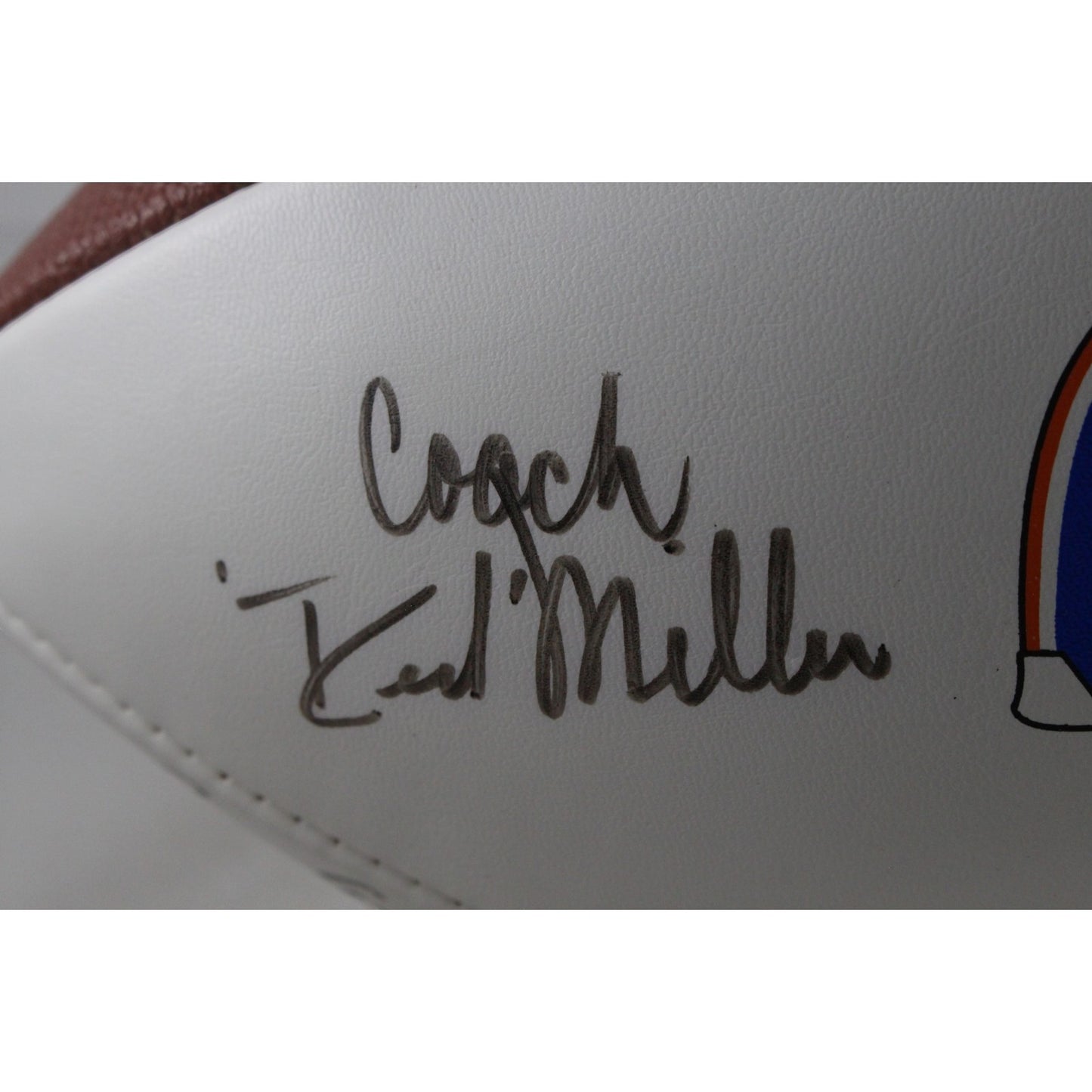 1977 Denver Broncos Team Signed Multi-Signature Football (15 Sigs)