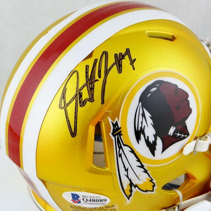 Dwayne Haskins Signed Washington Redskins Blaze Mini Helmet