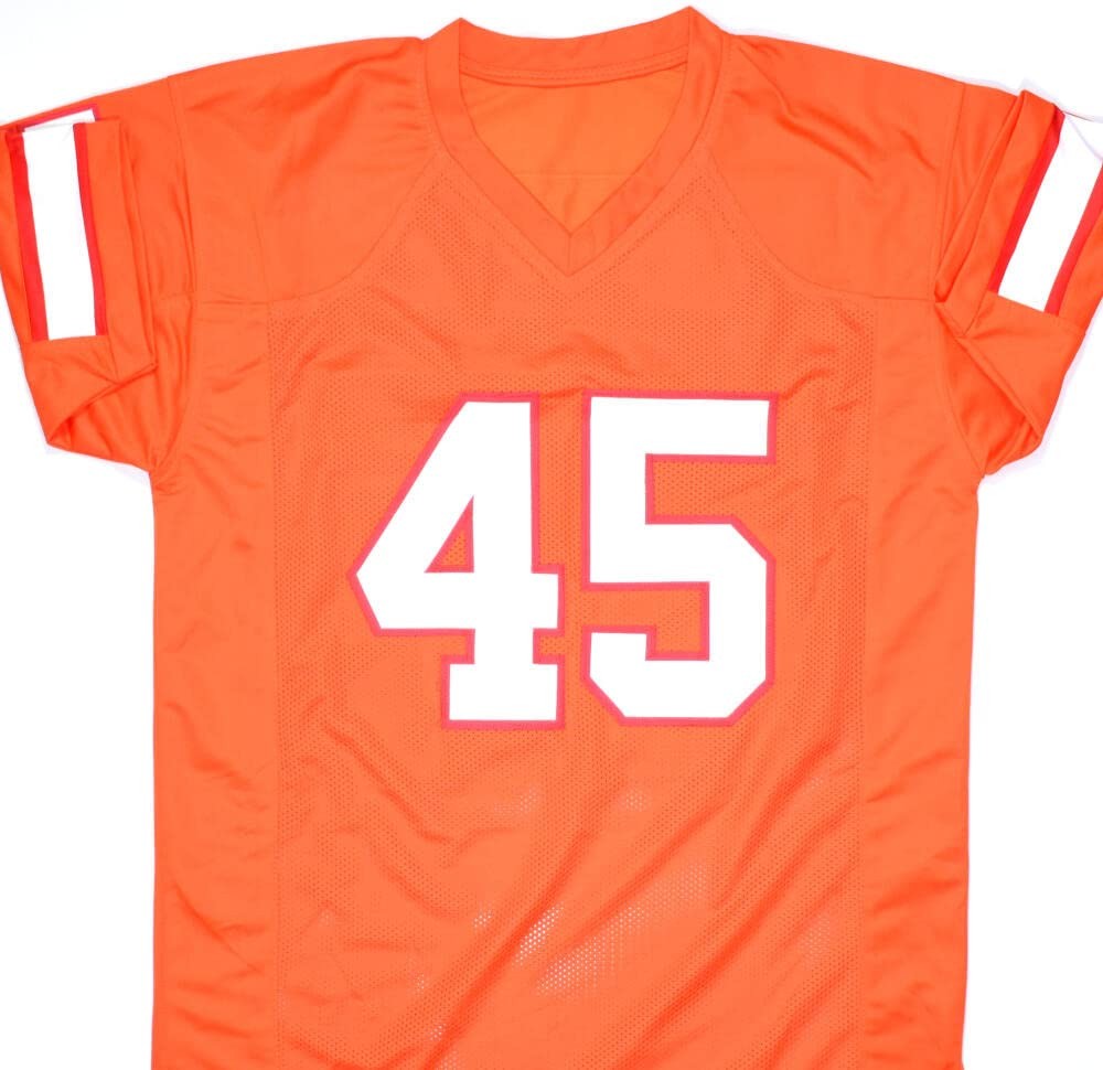 Devin White Signed Orange Custom Football Jersey