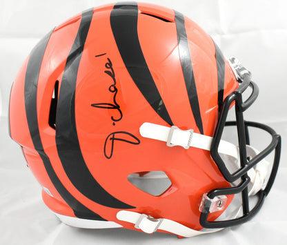 Ja'Marr Chase Autographed Cincinnati Bengals Full Size Speed Helmet