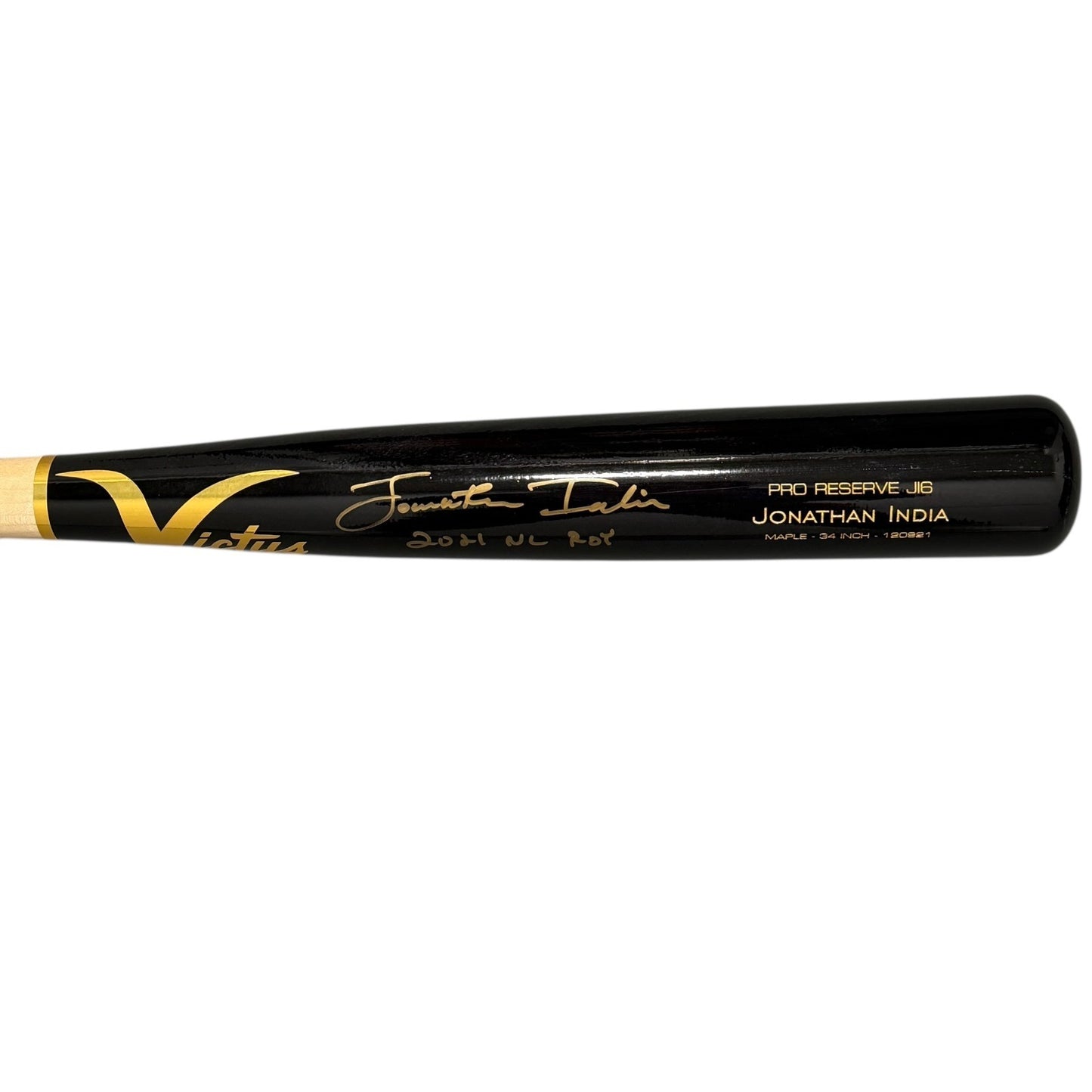 Jonathan India Signed Victus Game Model Bat (2021 NL ROY) PSA DNA ITP