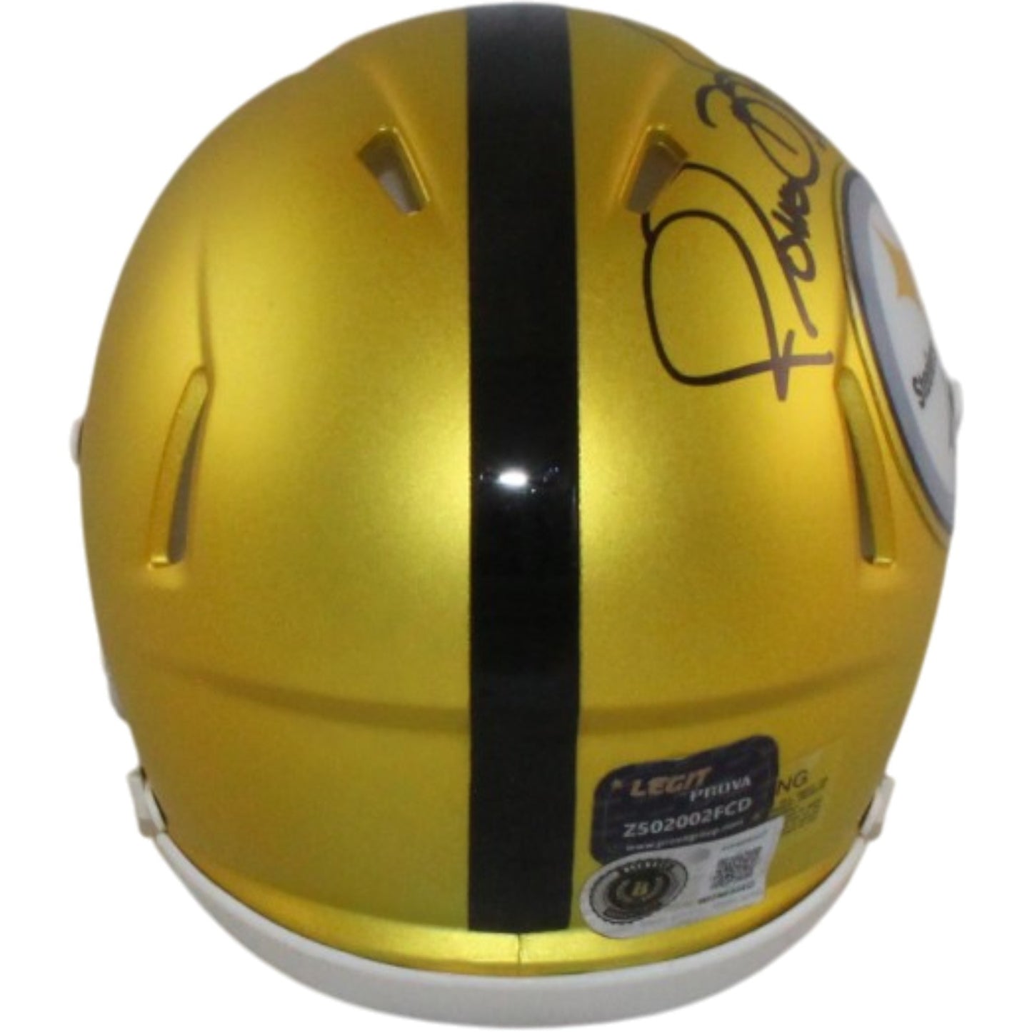 Jerome Bettis Autographed Pittsburgh Steelers Blaze Mini Helmet