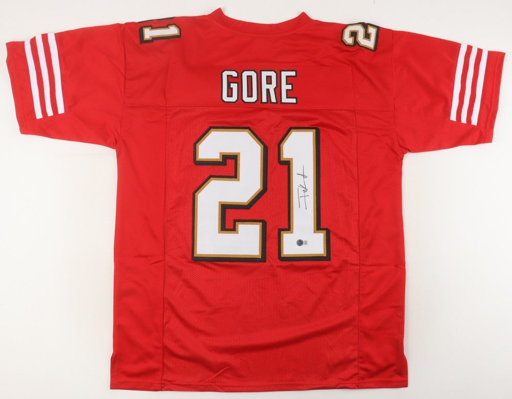 Frank Gore San Francisco 49ers Signed Autographed Custom Jersey