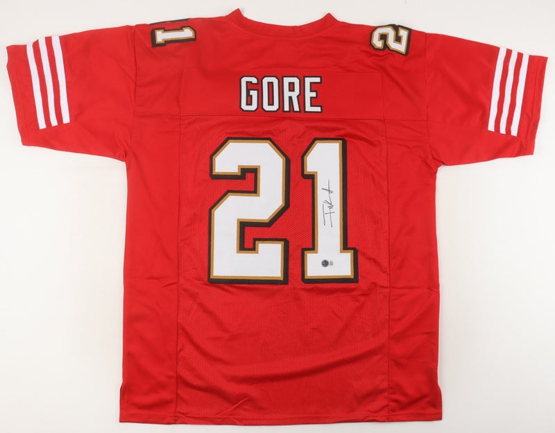 Frank Gore San Francisco 49ers Signed Autographed Custom Jersey