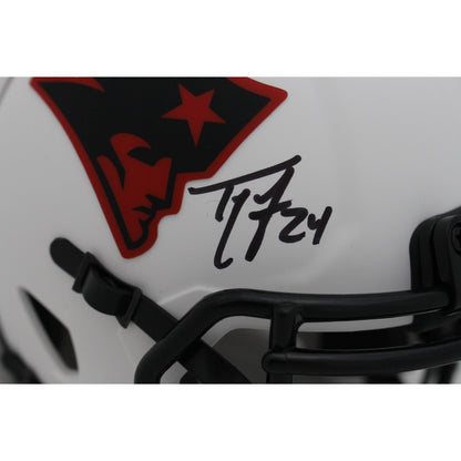 Ty Law New England Patriots Autographed Lunar Eclipse Mini Helmet