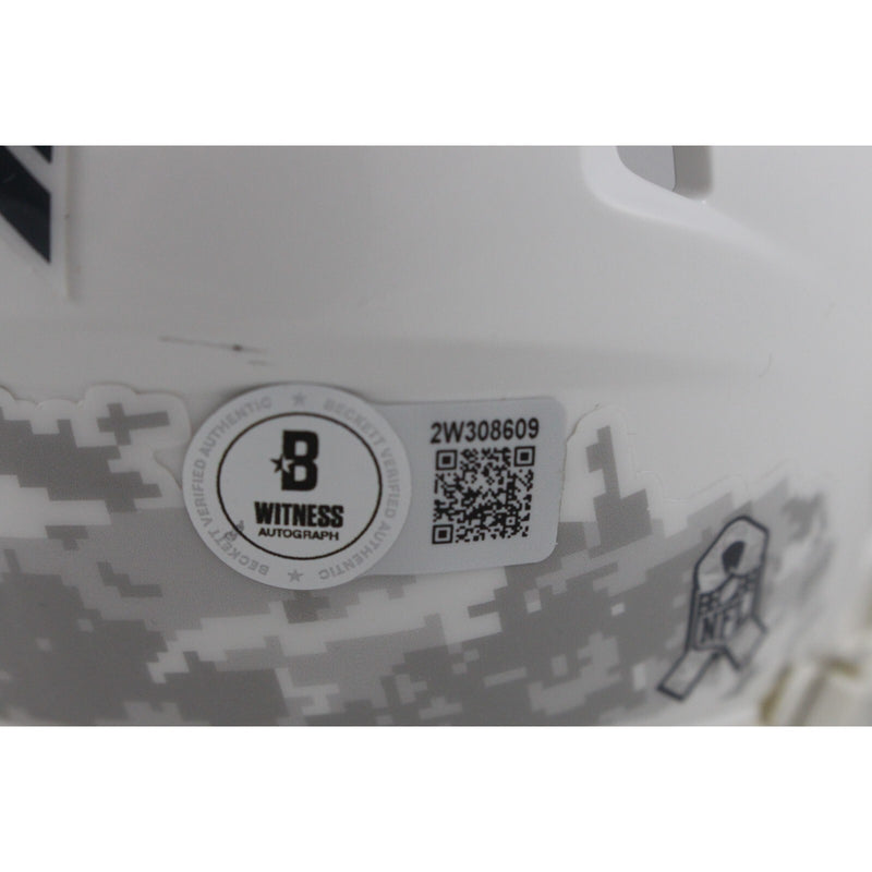 Brian Dawkins Signed Philadelphia Eagles 2024 Salute to Service Mini Helmet