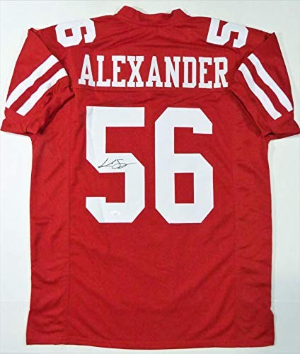 Kwon Alexander Autographed Red Custom Jersey