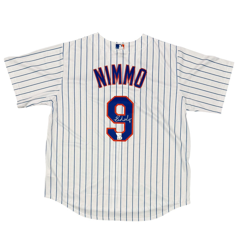 Brandon Nimmo New York Mets Autographed Nike Jersey