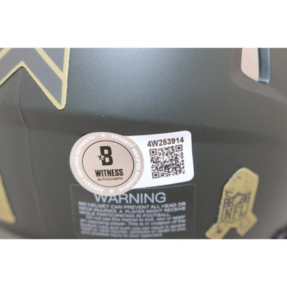 TJ Watt Pittsburgh Steelers Autographed 2025 STS Mini Helmet Beckett