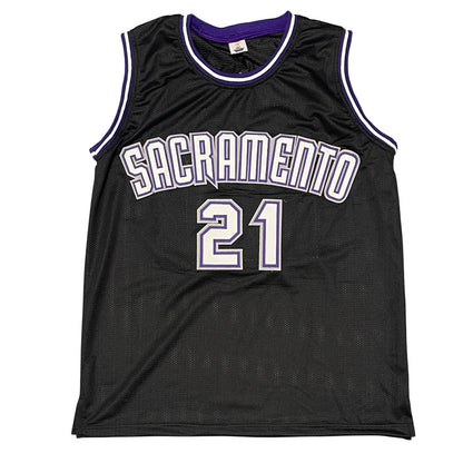 Vlade Divac Signed Sacramento Kings Custom Basketball Jersey (Beckett COA)