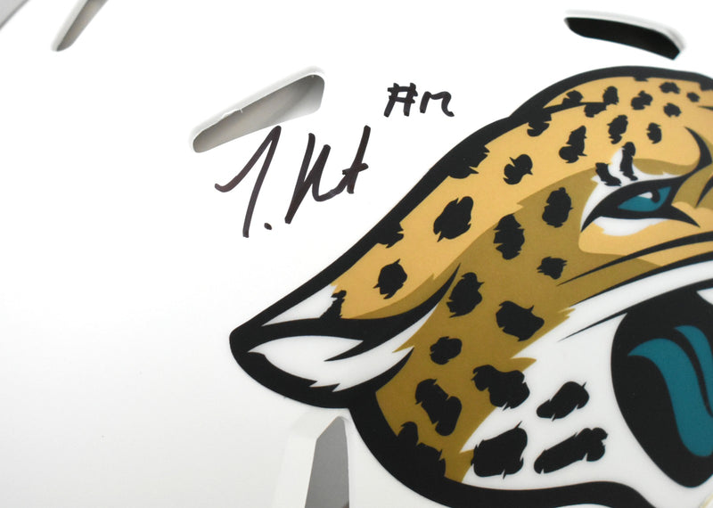 Travis Hunter Autographed Jacksonville Jaguars Alternate Speed Authentic Helmet