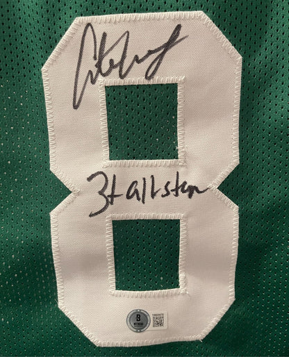 Antoine Walker Signed Boston Celtics Custom Jersey (Beckett COA)