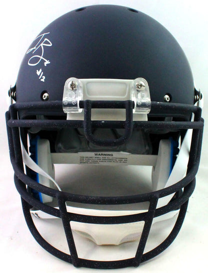 Ian Book Autographed Notre Dame Navy Full Size Authentic Helmet