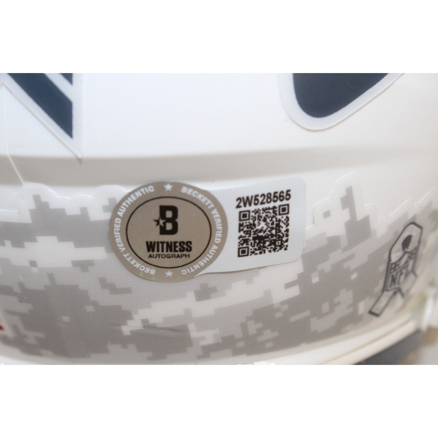 Steve Largent Seattle Seahawks 2024 Salute to Service Mini Helmet
