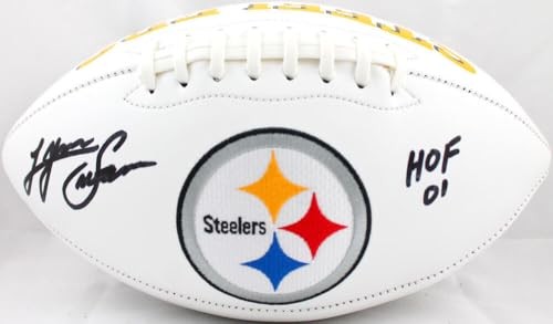 Lynn Swann Signed Pittsburgh Steelers Logo Football with HOF Inscription