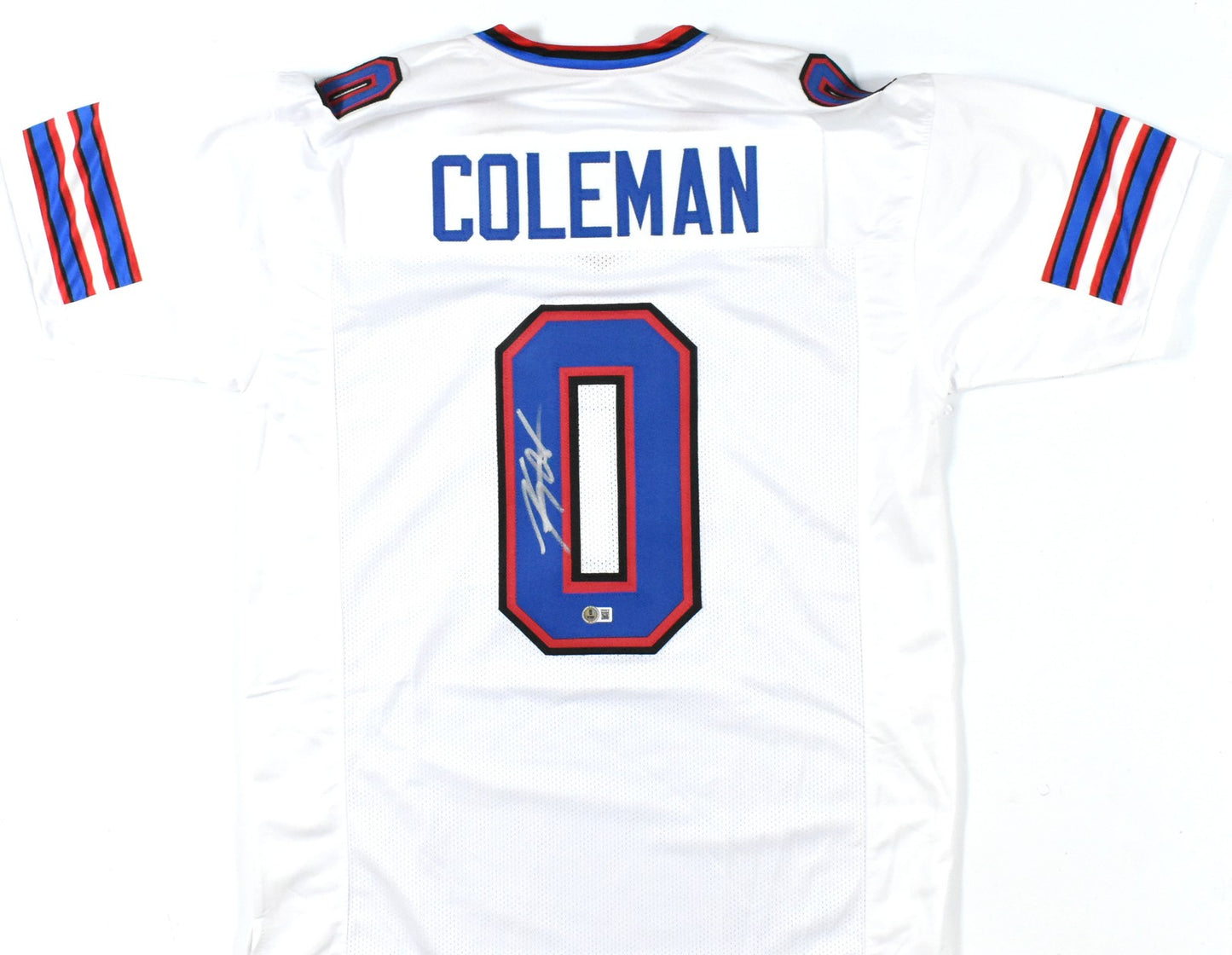 Keon Coleman Signed Buffalo Bills Custom White Jersey
