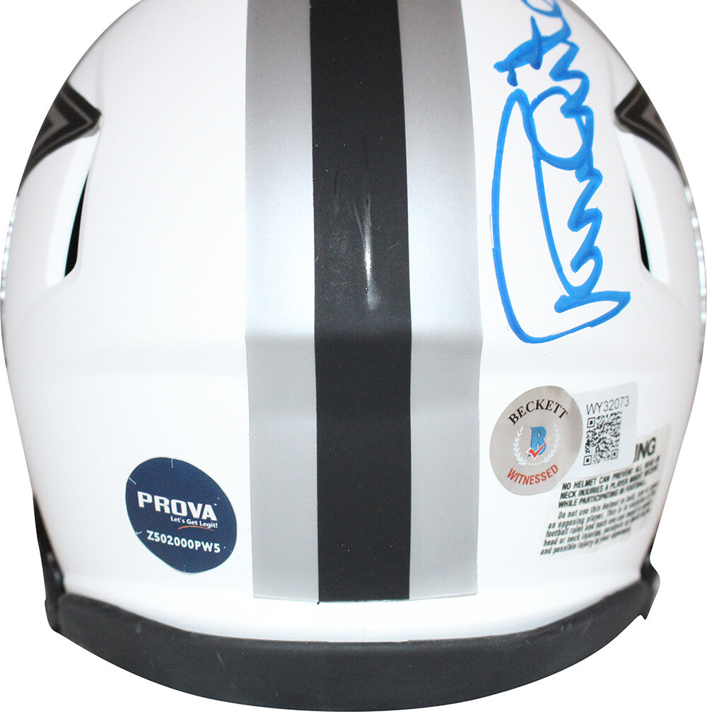 Randy White Dallas Cowboys Autographed Lunar Speed Mini Helmet (HOF)