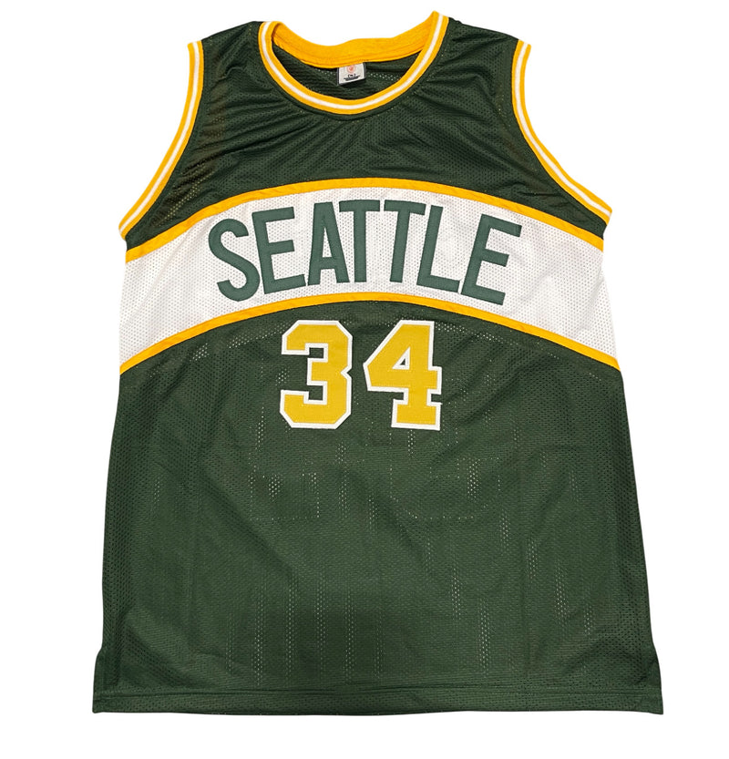 Xavier McDaniel Signed Seattle Sonics Custom Jersey "X-Man" Beckett COA