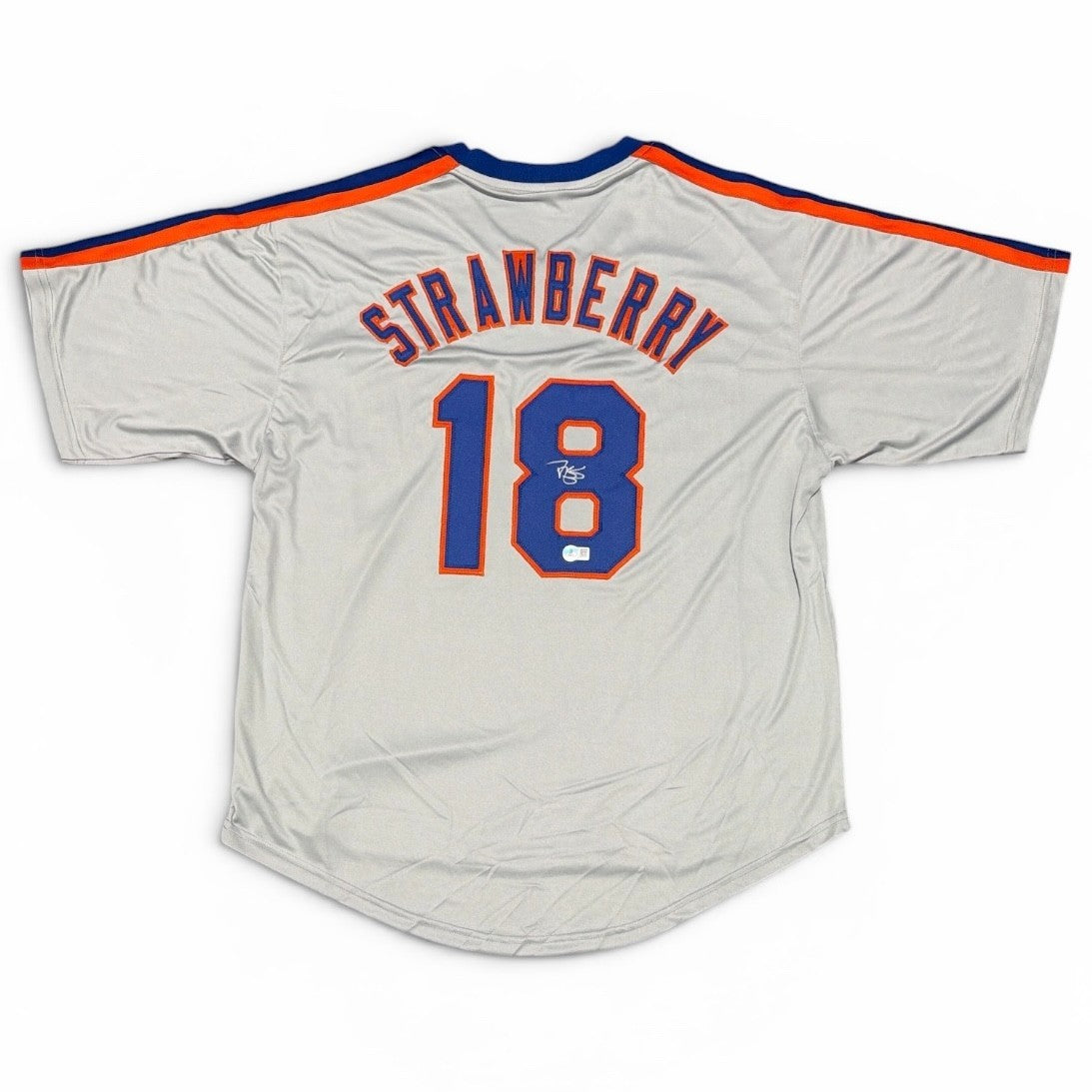 Darryl Strawberry Signed New York Mets Custom Jersey
