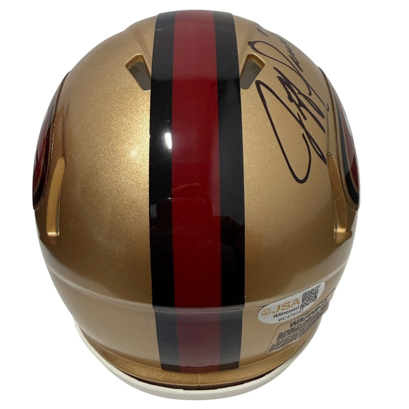 Jeff Garcia Signed San Francisco 49ers Throwback Mini Helmet (JSA COA)