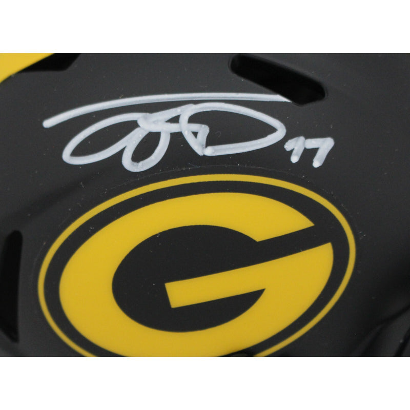 Jayden Reed Signed Green Bay Packers Eclipse Mini Helmet