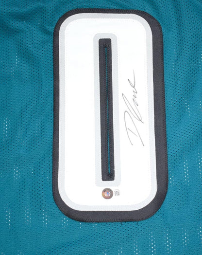 D'Andre Swift Autographed Philadelphia Eagles Style Green Jersey