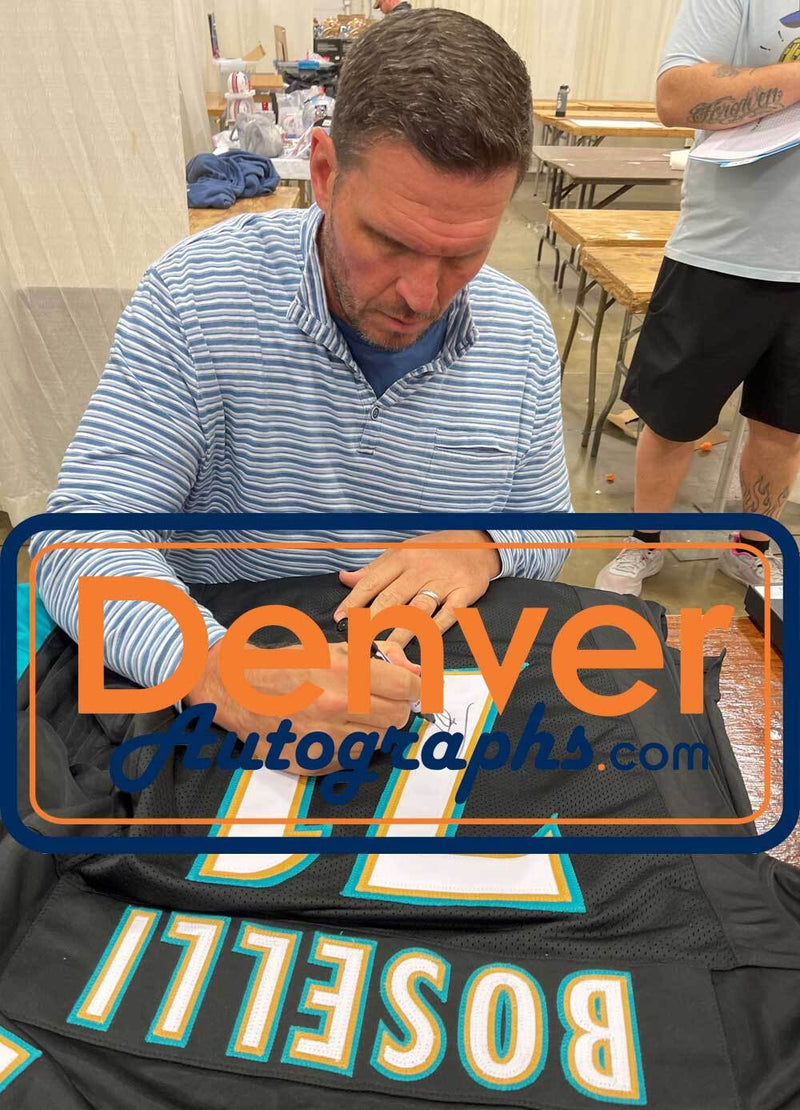 Tony Boselli Signed Jacksonville Jaguars Pro Style Black Jersey BAS