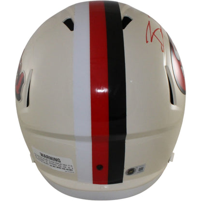 Brock Purdy Autographed San Francisco 49ers Full Size Retro Helmet
