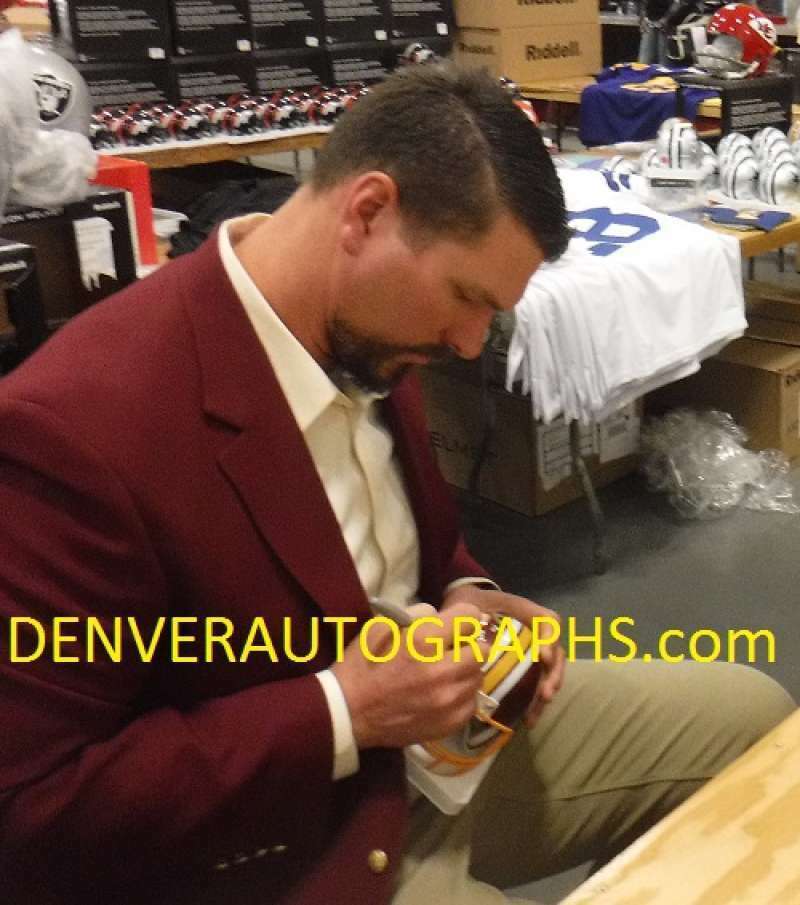Jon Jansen Signed Washington Redskins Mini Helmet "80 Greatest" JSA COA