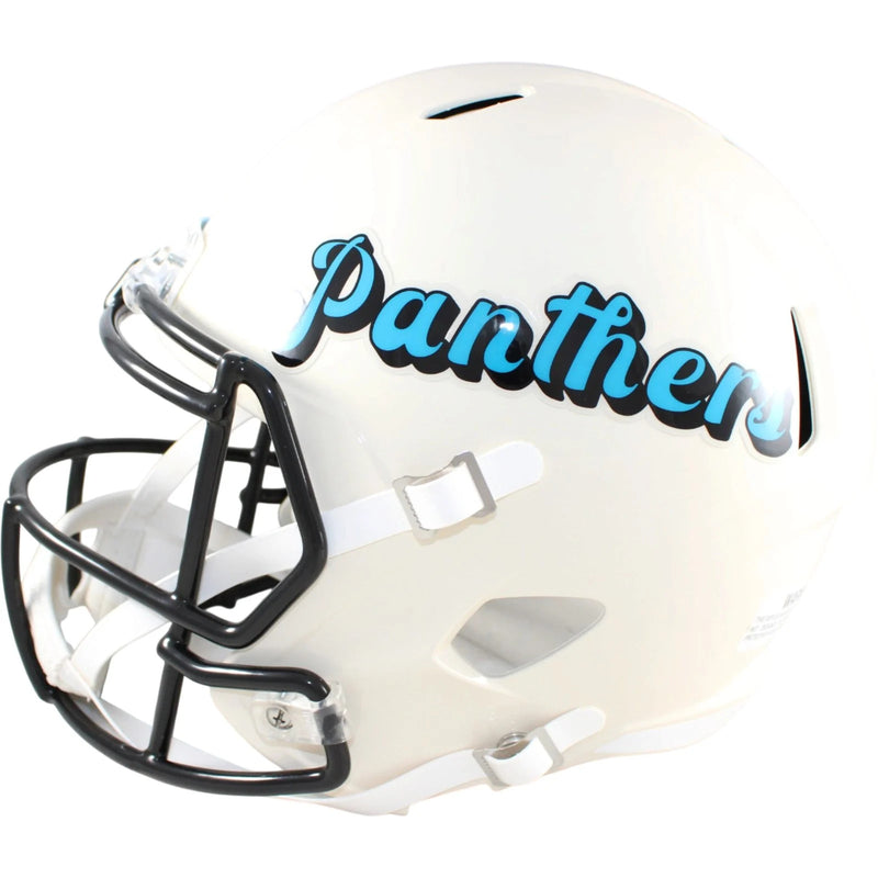 Luke Kuechly Signed Carolina Panthers Full Size Replica Retro Helmet