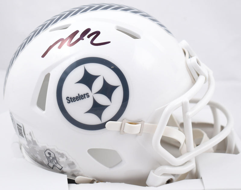 Michael Vick Signed Pittsburgh Steelers 2024 Salute to Service Mini Helmet