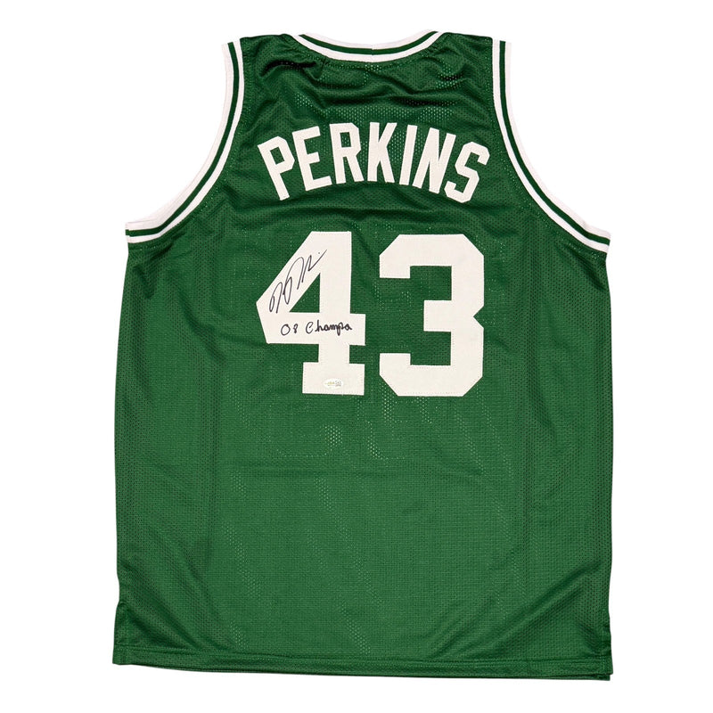 Kendrick Perkins Signed Boston Celtics Custom Jersey (08 Champ)