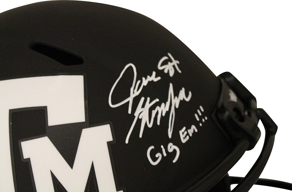 Jace Sternberger Signed Texas A&M Aggies Full Size Eclipse Helmet