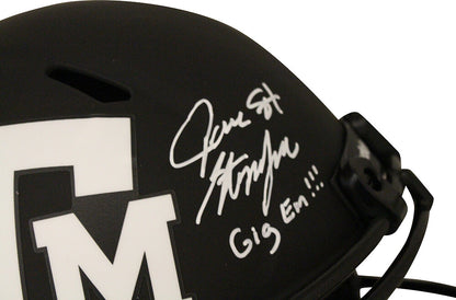 Jace Sternberger Signed Texas A&M Aggies Full Size Eclipse Helmet