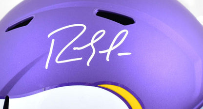 Randy Moss Signed Minnesota Vikings Full Size Tribute Speed Helmet