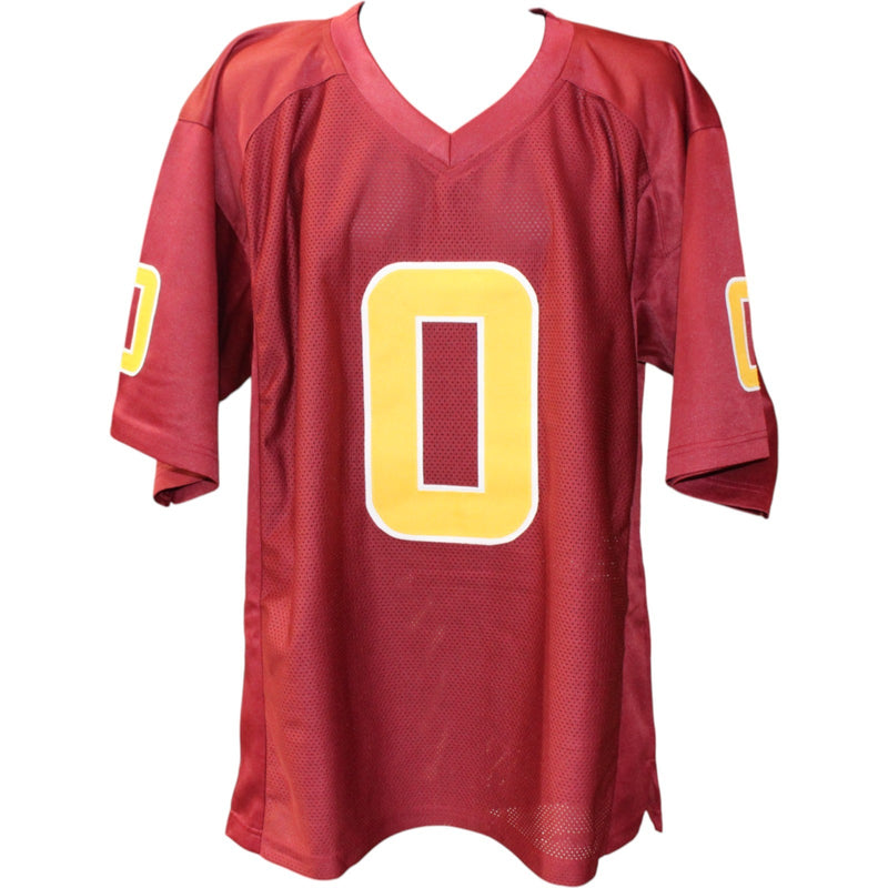 Jordyn Tyson Autographed Red College Style Jersey