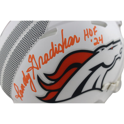 Randy Gradishar Denver Broncos Signed 2024 Alternate Mini Helmet HOF