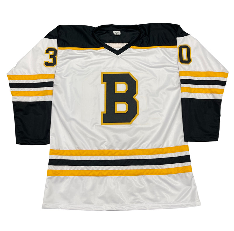 Tim Thomas Signed Boston Bruins Custom Jersey w/ 09 11 Vezina Beckett COA