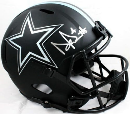 Dak Prescott Autographed Dallas Cowboys Full Size Eclipse Helmet