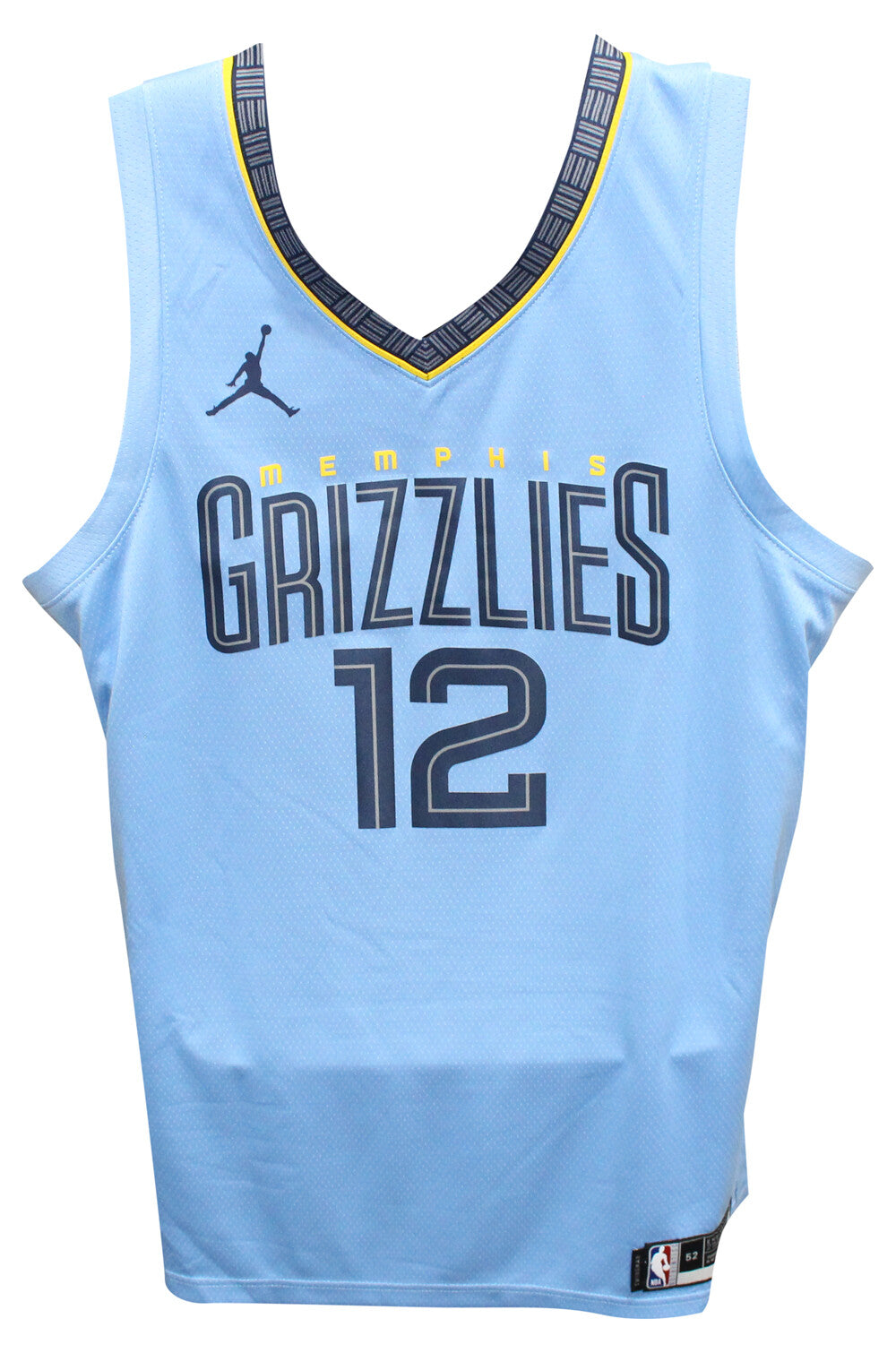 Ja Morant Autographed Memphis Grizzlies Nike Light Blue Jersey