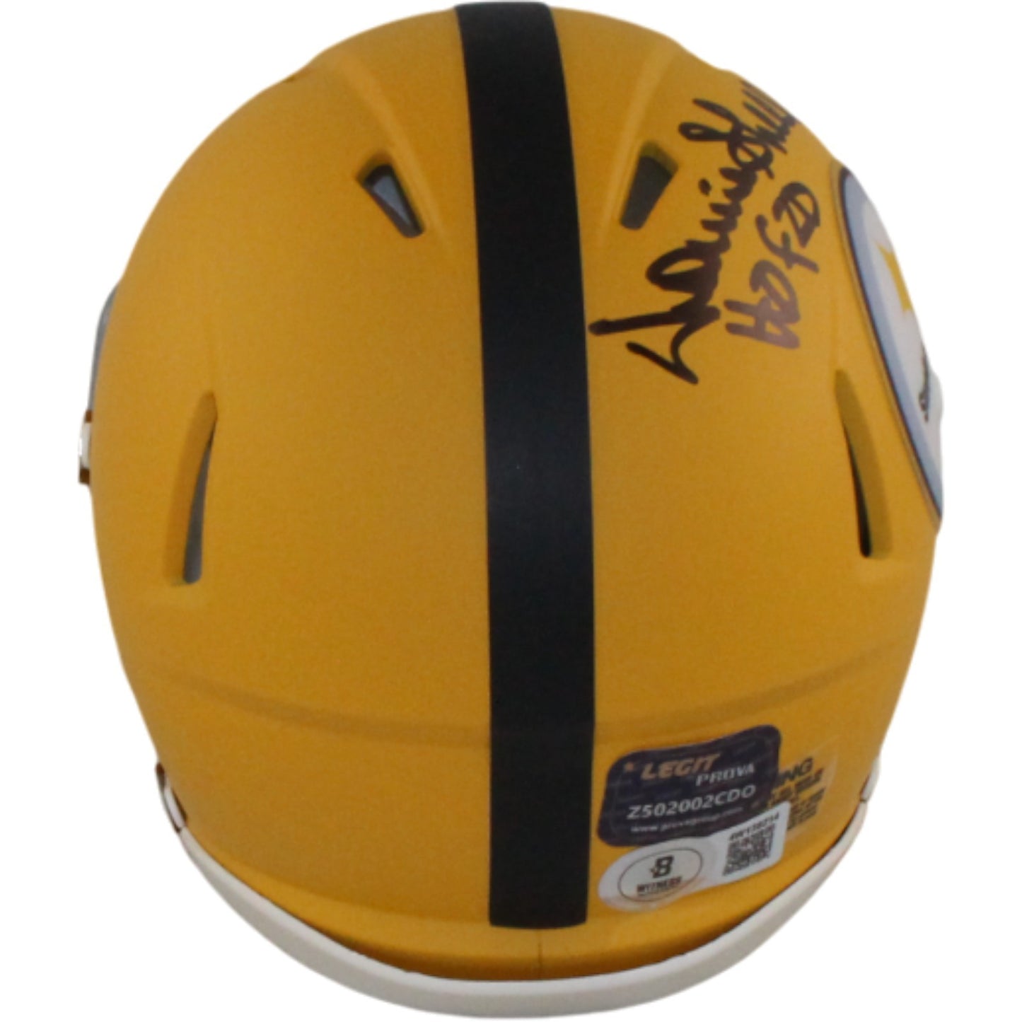Donnie Shell Pittsburgh Steelers Autographed 2025 Alternate Mini Helmet HOF