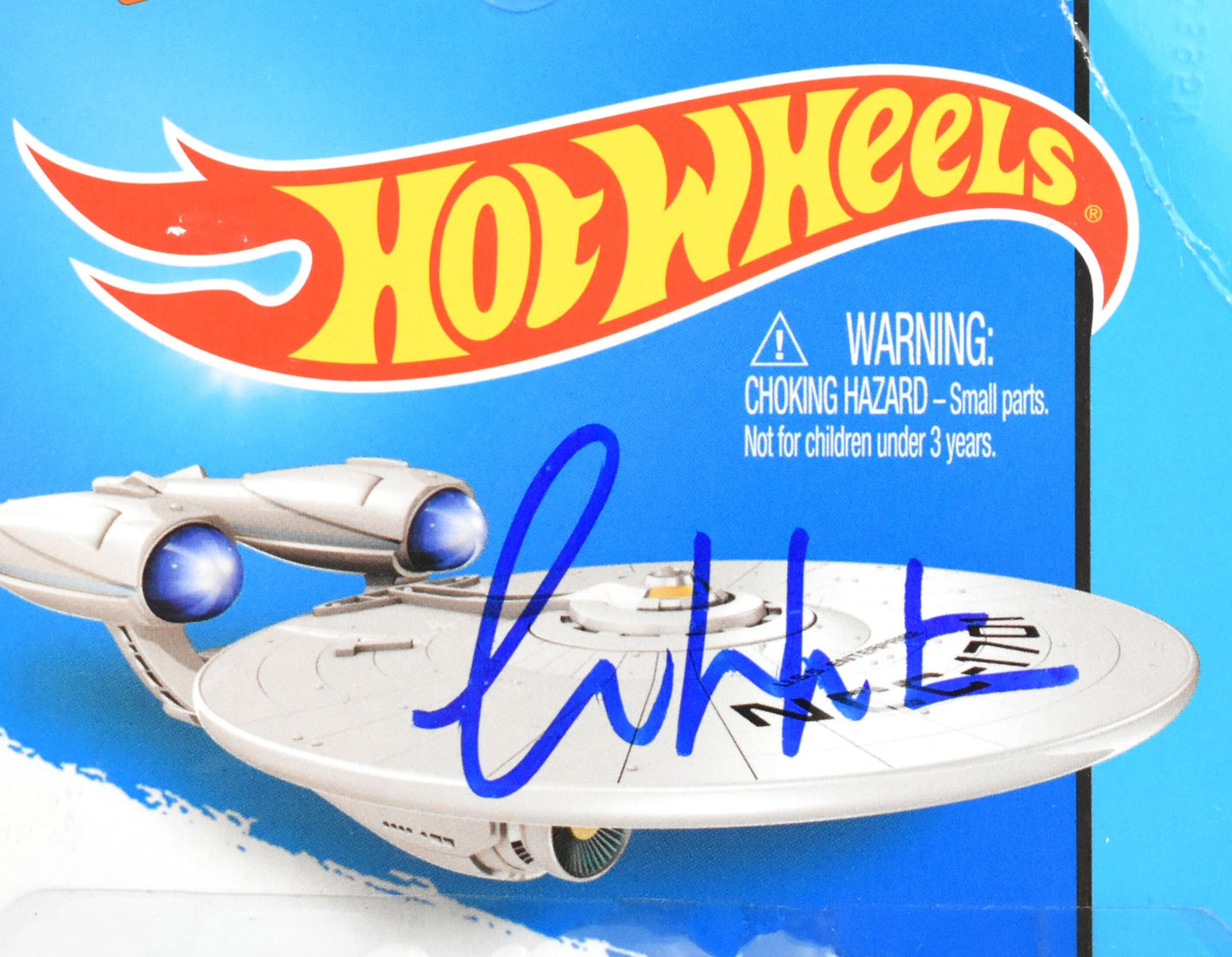 William Shatner Signed Star Trek USS Enterprise Hot Wheels Figurine