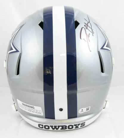 Deion Sanders Signed Dallas Cowboys Full Size Speed Helmet - Black